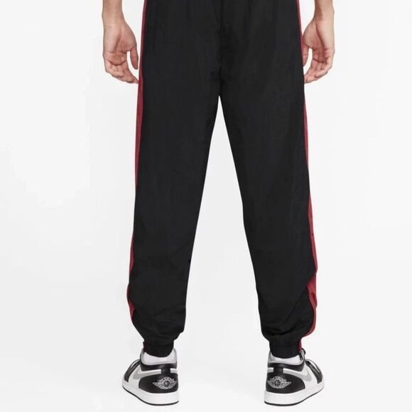 Jordan DX9373-013 Men's Sz M Black/Red Sport Jam Warm-Up Nylon Pants - Picture 13 of 14